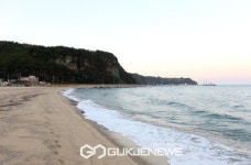 헌화로 드라이브와 아늑한 해수욕장 금진해변
