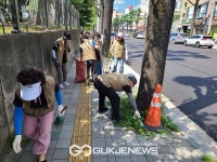 [포토] 동해시, 환경정화 실시한 천곡동통장협의회