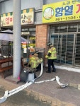 익산소방서, 함열시장 현지적응 강화 훈련