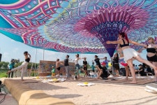 남원시 도심을 가로지르는 요천, 해변이 되다!