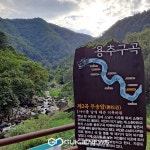 가평군, 용추계곡에서 더위를 식히는 사람들