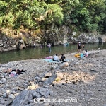 가평군, 용추계곡에서 더위를 식히는 사람들