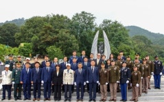 칠곡군, 303고지 추모비 한미합동 참배 행사 가져