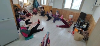 완주군, 경로당에서 어르신 체조교실