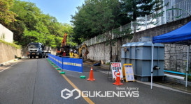 풍기읍 상수도 노후관로 교체 등 마무리 단계