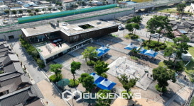 영주시, 삼각지 바닥분수 물놀이장 성황리 마무리