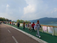 용인시 기흥동 동민 한마음 걷기대회 행사 열어