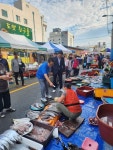박지원 전 국정원장 완도읍 5일장 전통시장방문