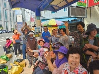 박지원 전 국정원장 완도읍 5일장 전통시장방문