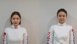 [항저우 아시안게임] 펜싱 최인정, 여자 에페 금메달...송세라 은메달