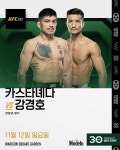 강경호 vs 카스타녜다 UFC 295로 변경