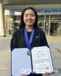 청주 남성중학교 김지후 학생, 39회 회장기 전국사격대회 은메달 획득