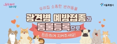 강서구, 가을철 광견병 예방접종 실시