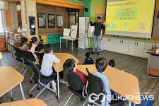 영동 구룡초등학교 조영선 작가와의 만남 가져