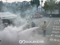 속초시, 보건소&속초소방서 화재예방 소방훈련 실시