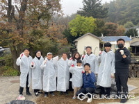 광주시 개신회와 참조은병원, 취약계층 가구에 연탄 기탁 및 배달 실천