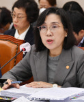 국정감사에 출석한 김현숙 장관 답변