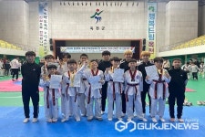 청주 개신초등학교 태권도부, 겨루기 부문 금8개 쾌거