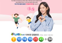 25억 로또당첨번호조회 1096회 1등당첨지역·번호