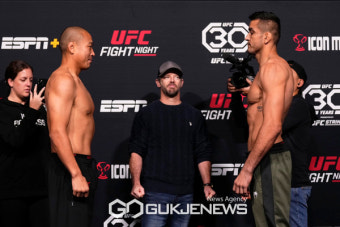 박현성, UFC 데뷔전 계체 통과...