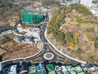 진주 10호광장 동편~여중오거리 간 도시계획도로 개통