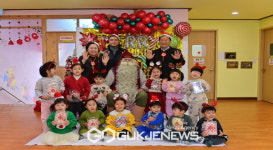 핀란드 공인 산타, 봉화군 관내 어린이집과 요양원 깜짝 방문