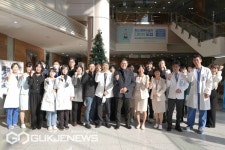 동남권의학원 암센터 추운 겨울, 따뜻한 온기 불어 넣어