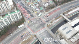 용인시, 사고 잦은 교차로 2곳에 교통안전 시설물 설치