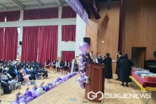 진천여자중학교, 59회 감동의 졸업식 열려