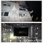 대구시 북구 학정동 학정초등학교 북편 빌라에 화재 발생