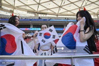 [한국 요르단] 붉은 악마 미녀 군단