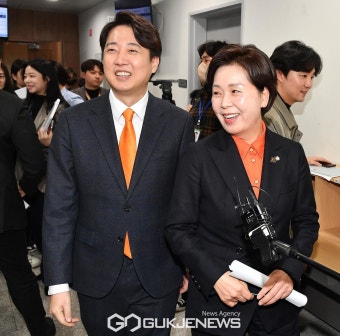 합당 선언한 이준석-양향자