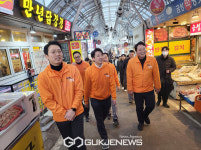 강서구 화곡동 남부시장 둘러보는 개혁신당 이준석 대표