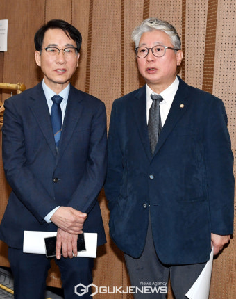 대화하는 조응천·이원욱