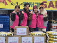 홍천 진달래로타리클럽, 설맞이 선물과 생필품 전달