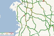 충북지역 고속도로 상.하행선 정체 이어져