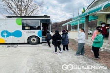 괴산군, 취약계층 대상 이동 결핵검진 실시