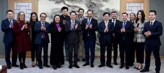 인천시, 사업부지 확인차 인천 온 테르메 그룹, 유정복 시장 답방