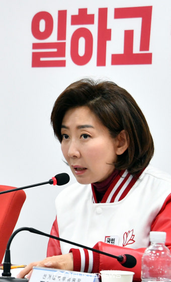 나경원 국민의힘 공동선거대책위원장 발언