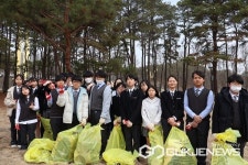 영동 정수중학교, 쓰담 달리기 환경정화 캠페인 실시
