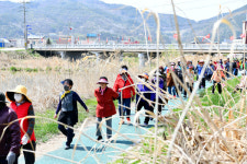 장계면 건강생활지원센터, 우리 함께 걸어, 봄 건강 걷기 큰 호응