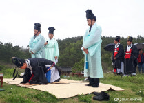 영천시, 경북도 기념물 영천 청제서 풍년 기원…첫 통수 고유제 거행