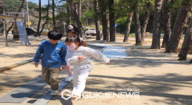 이산초, 자연과 어울림 활동 솔숲길 맨발 걷기 실시