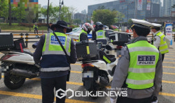 파주경찰, 봄철 이륜차 불법 행위 23건 적발