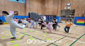 이산초등학교, 몸으로 예술 놀이 실시