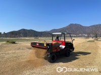 양산황산가산 체육시설, 잔디생육 기간 재정비 편의 제공에 최선