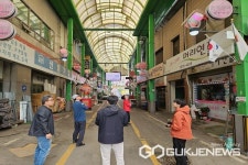 음성군 무극전통시장 안개분무(쿨링포그)시스템 준공