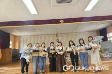 청주 낭성초등학교 학부모동아리, 풍선아트 재능기부 행사 진행