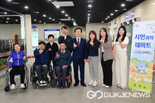 조규일 진주시장, 장애인문화체육센터 반다비 이용자 만났다