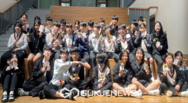 청량중학교, 부모님께 전하는 금연 캠페인 실시